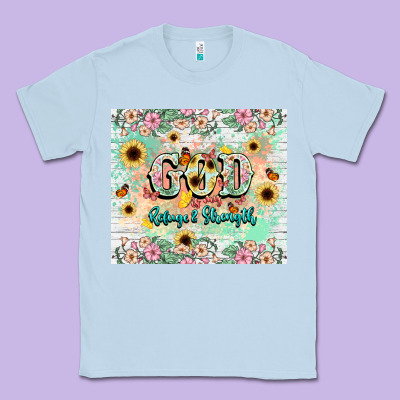 God Is My Refugee And Strength Classic Tee Designed By Nancycooperartshop
