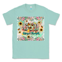 Seafoam god is my refugee and strength Classic Tee - NancyCooperArtShop