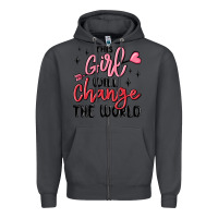 Smoke this girl will change the world Zipper Hoodie - MaliasSmallBusiness
