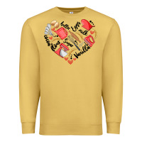 Antique Gold bake tools heart Premium Sweatshirt - Artiststas