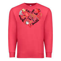 Cardinal bake tools heart Premium Sweatshirt - Artiststas