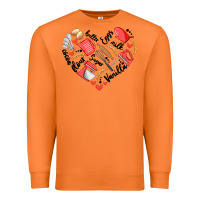 Carrot bake tools heart Premium Sweatshirt - Artiststas