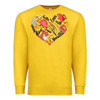 Lemon bake tools heart Premium Sweatshirt - Artiststas