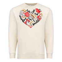 Sandshell bake tools heart Premium Sweatshirt - Artiststas
