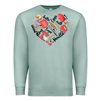 Seafoam bake tools heart Premium Sweatshirt - Artiststas