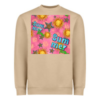 Summer Time Of The Sun Seamless Pattern Heavyweight Sweatshirt | Teevron