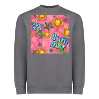Storm summer time of the sun seamless pattern Heavyweight Sweatshirt - BundleAndBundleShop