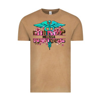 Vintage Camel floral nurse custom name Vintage Tee - AdoDesignShop