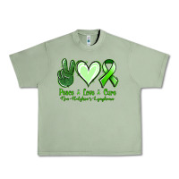 Oil Green peace love cure non hodgkin's lymphoma Urban Heavy Tee - Jasminsmagicworld