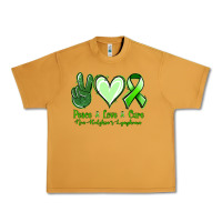 Peanut Butter peace love cure non hodgkin's lymphoma Urban Heavy Tee - Jasminsmagicworld