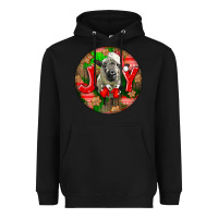 Black christmas hampshire sheep Heavyweight Hoodie - LillyAllenDesigns