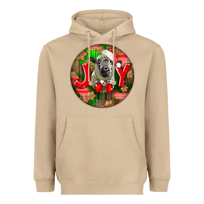 Christmas Hampshire Sheep Heavyweight Hoodie by LillyAllenDesigns | Teevron