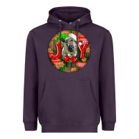 Plum christmas hampshire sheep Heavyweight Hoodie - LillyAllenDesigns