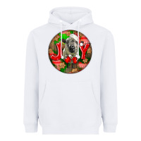 White christmas hampshire sheep Heavyweight Hoodie - LillyAllenDesigns