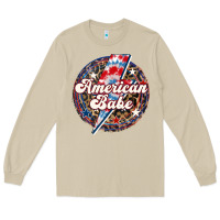 Mushroom Western American Babe Patriotic Long Sleeve Tee - LillyAllenDesigns
