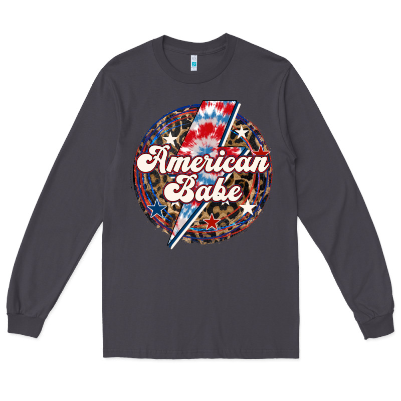 Western American Babe Patriotic Long Sleeve Tee by LillyAllenDesigns | Teevron
