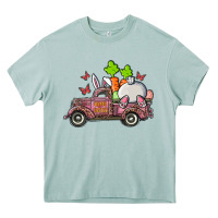 Arona happy easter pink truck with bunny Heavy Core Tee - RanaPortraitStore