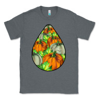 Charcoal Heather Fall Teardrop Classic Tee - LillyAllenDesigns