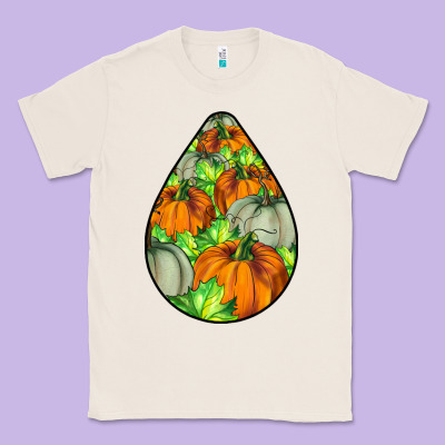 Fall Teardrop Classic Tee Designed By Lillyallendesigns