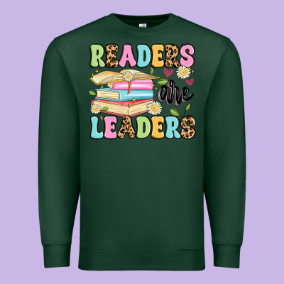 Readers Are Leaders Premium Sweatshirt Designed By Artiststas
