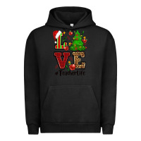 Pigment Black love teacher life christmas Urban Hoodie - CowGirlArtShop