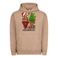 Pigment Burro love teacher life christmas Urban Hoodie - CowGirlArtShop
