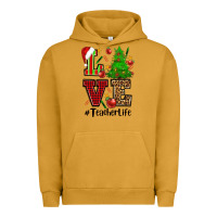 Pigment Peanut Butter love teacher life christmas Urban Hoodie - CowGirlArtShop