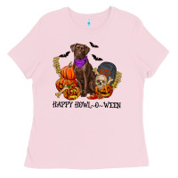 Happy Howl-o-ween Ladies Tee | Teevron