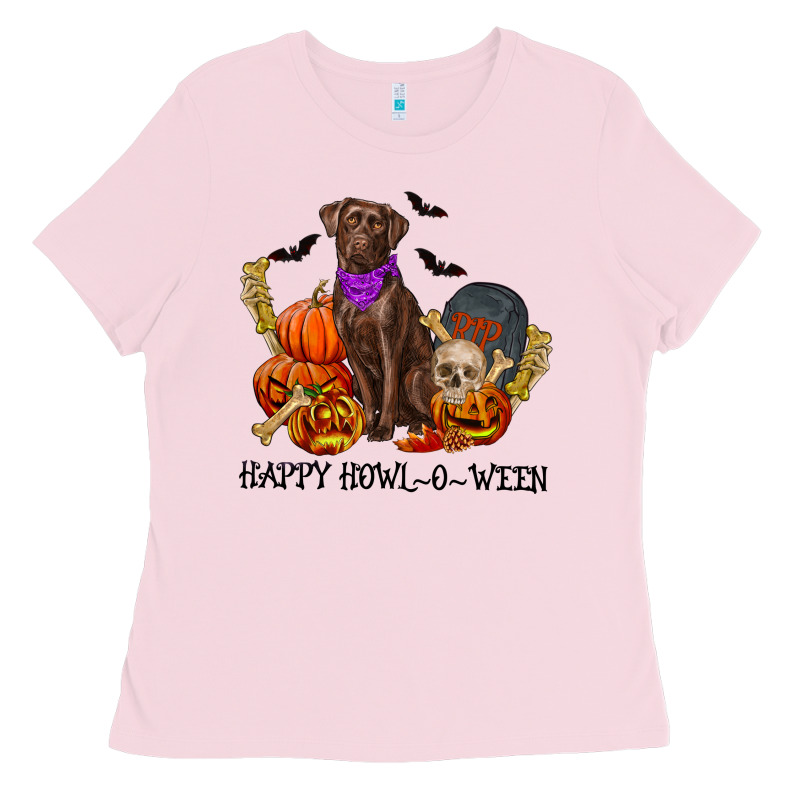 Happy Howl-o-ween Ladies Tee by RanaPortraitStore | Teevron