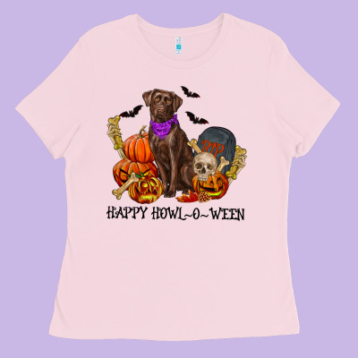Ladies Tee Happy Howl-o-ween