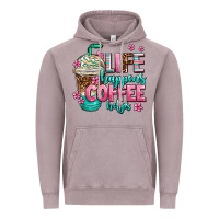 Vintage Zinc life happens coffee  helps Vintage Hoodie - AdoDesignShop