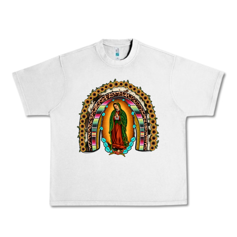 Our Lady Of Guadalupe Rainbow Urban Heavy Tee by JahusDesignShop | Teevron