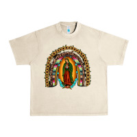 Sandshell our lady of Guadalupe rainbow Urban Heavy Tee - JahusDesignShop