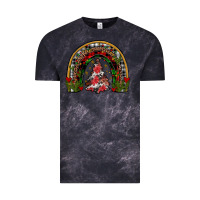 Cloud Black trees rainbow Vintage Tee - JahusDesignShop