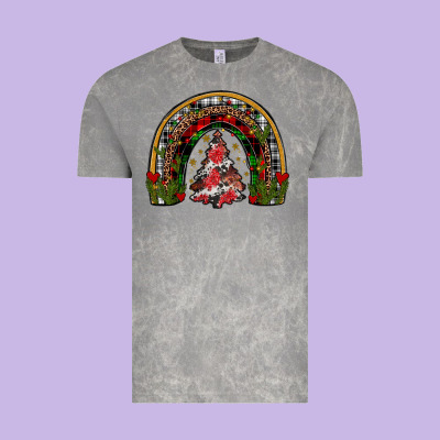 Trees Rainbow Vintage Tee Designed By Jahusdesignshop