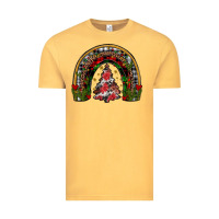 Vintage Mustard trees rainbow Vintage Tee - JahusDesignShop