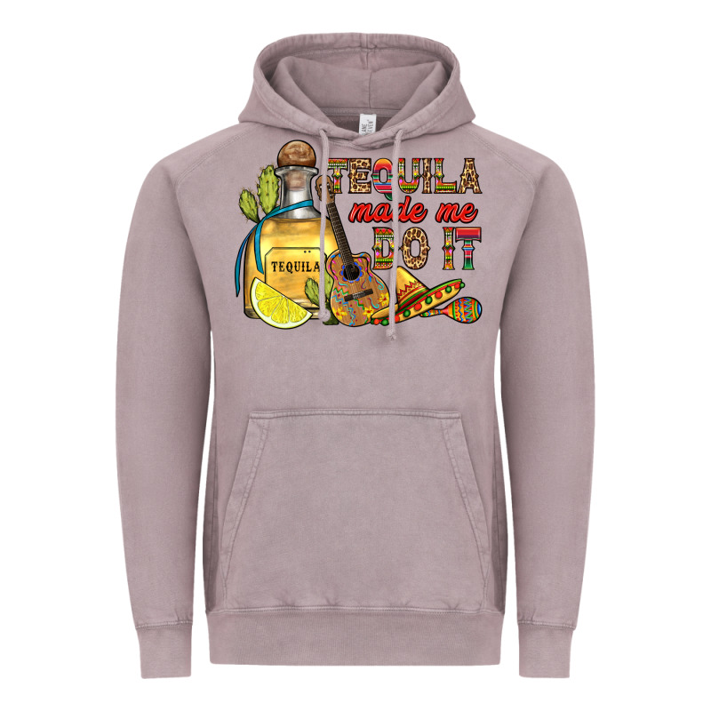 Tequila Made Me Do It Vintage Hoodie by RanaPortraitStore | Teevron
