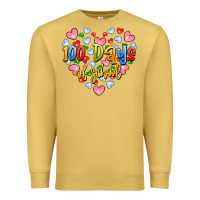 Antique Gold 100 days of school Premium Sweatshirt - Artiststas