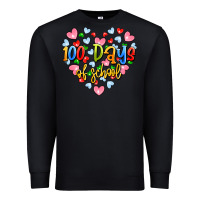 Black 100 days of school Premium Sweatshirt - Artiststas
