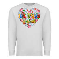 Dove Grey 100 days of school Premium Sweatshirt - Artiststas