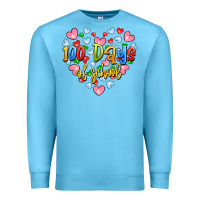 Ocean Blue 100 days of school Premium Sweatshirt - Artiststas