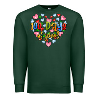 Sports Green 100 days of school Premium Sweatshirt - Artiststas