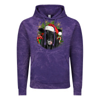 Cloud Purple christmas black angus Vintage Hoodie - JahusDesignShop