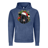 Vintage Denim christmas black angus Vintage Hoodie - JahusDesignShop