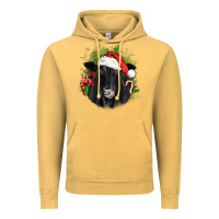 Vintage Mustard christmas black angus Vintage Hoodie - JahusDesignShop
