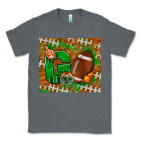 Charcoal Heather go american football leopard Classic Tee - NancyCooperArtShop