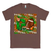 Chestnut go american football leopard Classic Tee - NancyCooperArtShop
