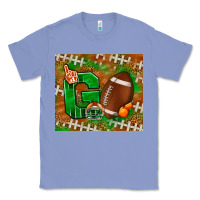 Colony Blue go american football leopard Classic Tee - NancyCooperArtShop