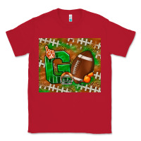 Red go american football leopard Classic Tee - NancyCooperArtShop