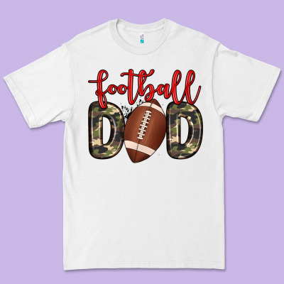 Football Dad Premium Tee Designed By Zillion Design Studio